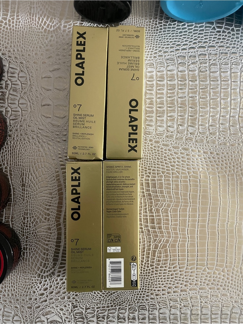 OLAPLEX Gold Shine Serum Oil Mist Trio
